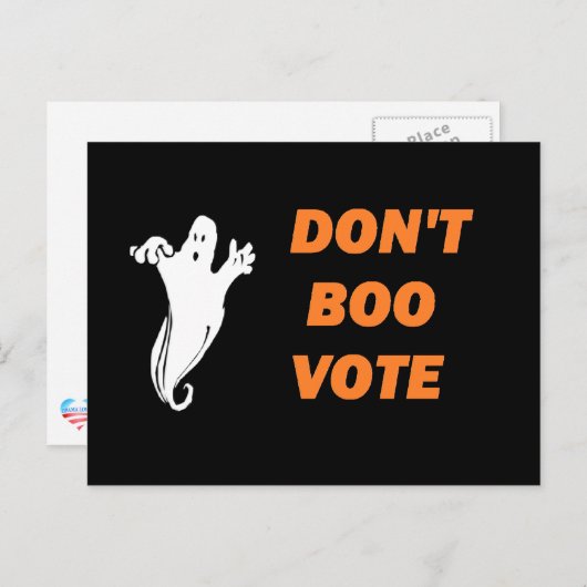 Stem niet in Boo! -Briefkaart Briefkaart (Voorkant / Achterkant)