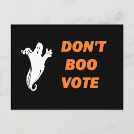 Stem niet in Boo! -Briefkaart Briefkaart