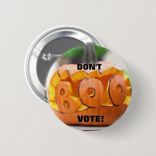Stem niet in Boo! - deel 2 Ronde Button 5,7 Cm (Voorkant /achterkant)