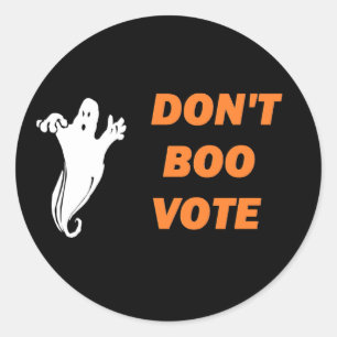 Stem niet in Boo! Stickers