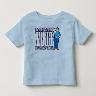 Stem niet, klaag niet kinder shirts