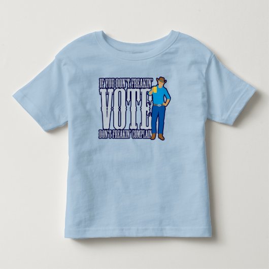 Stem niet, klaag niet kinder shirts (Voorkant)