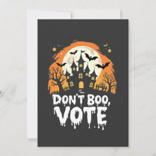 Stem niet nee op verkiezingsdag Stem op presidente Kaart