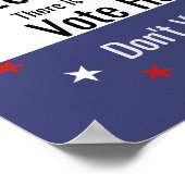 Stem niet op Old Vote Harris v3 Poster (Hoek)