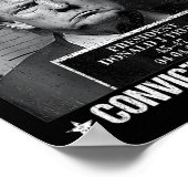 Stem niet op veroordeelde misdadigers Anti-Trump 4 Poster (Hoek)