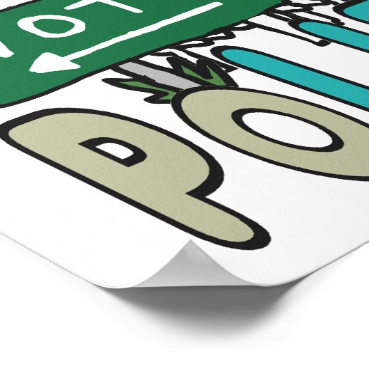 Stem niet over politiek poster (Hoek)