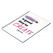 STEM-Notitieboek - Vandaag is het een goede dag vo Notitieboek (Linkerzijde)