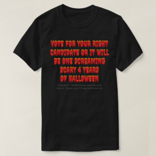 STEM NU OF SCHREEUW LATER T-SHIRT