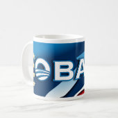 Stem OBAMA 2012 Mok (Voorkant links)