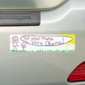 stem obama bumpersticker (Op auto)