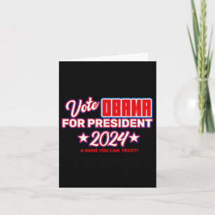 Stem Obama voor President 2024 _ Michelle Obama 20 Kaart
