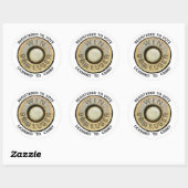 Stem of Draag Ronde Sticker (Vel)