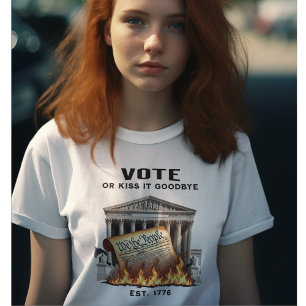 Stem of zeg het vaarwel! t-shirt