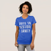 Stem om de redelijkheid te herstellen t-shirt (Voorkant volledig)