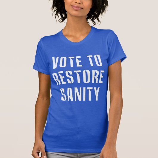 Stem om de redelijkheid te herstellen t-shirt (Voorkant)