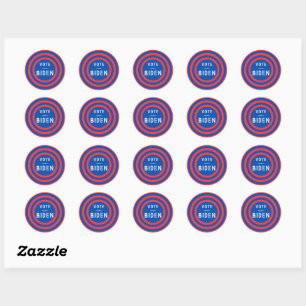 Stem op Biden Democrat Party Ronde Sticker