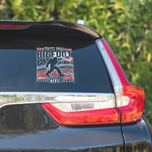 Stem Op Bigfoot 2024 Sasquatch Verkiezing Sticker