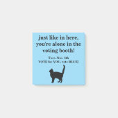 Stem op Blue Cat 2 Post-It Notes (Voorkant)