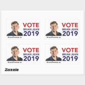 Stem op Brian Jean Stickers (Vel)