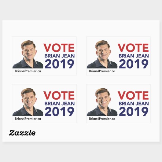 Stem op Brian Jean Stickers (Vel)