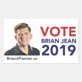 Stem op Brian Jean Stickers