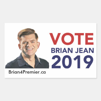 Stem op Brian Jean Stickers