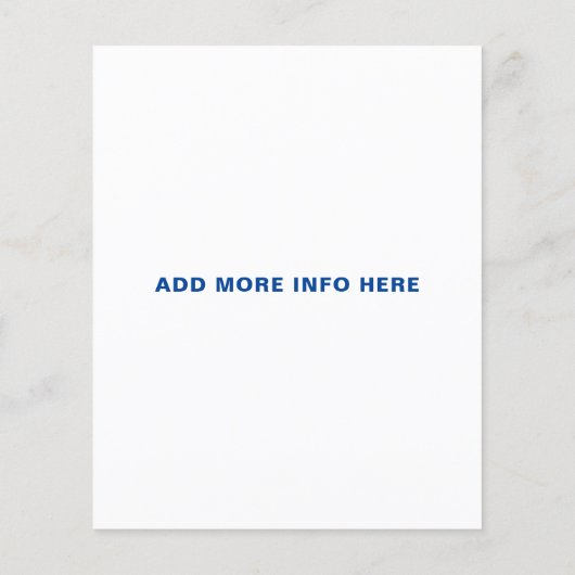 Stem op Class President: Amerikaanse kleuren Flyer (Achterkant)