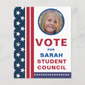 Stem op Class President: Amerikaanse kleuren Flyer (Voorkant)