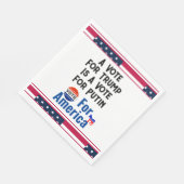 Stem op de Amerikaanse krant Napkin Servet (Hoek)