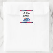 Stem op de Amerikaanse Sticker (Tas)