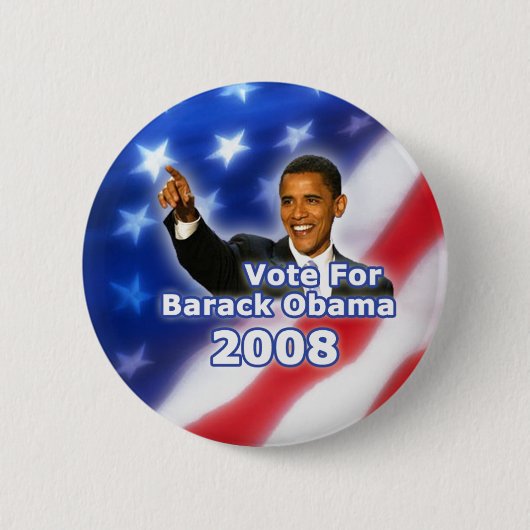 Stem op de Button van Barack Obama (Voorkant)