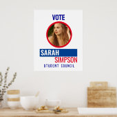 Stem op de klaspresident: verkiezing van de studen poster (Keuken)