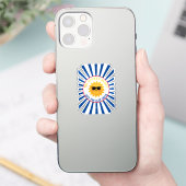 Stem op de klaspresident Wees helder Stem Klassiek Sticker (Telefoon)