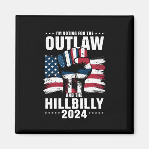Stem op de Outlaw en de Hillbilly 2024 VS Magneet