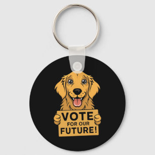 Stem op de toekomst! Sticker Sleutelhanger