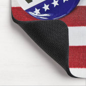 Stem op een Amerikaanse vlag Muismat (Hoek)