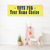 Stem op een kandidaat spandoek (Insitu)