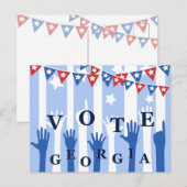 Stem op Georgia Haal de stemming weg! Briefkaart (Voorkant / Achterkant)