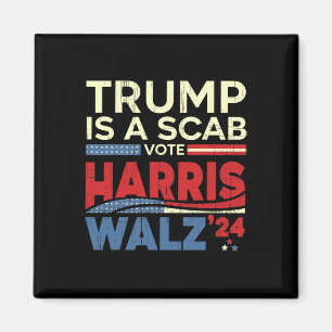 Stem op Harris 2024 Trump is een schurk stem Harri Magneet