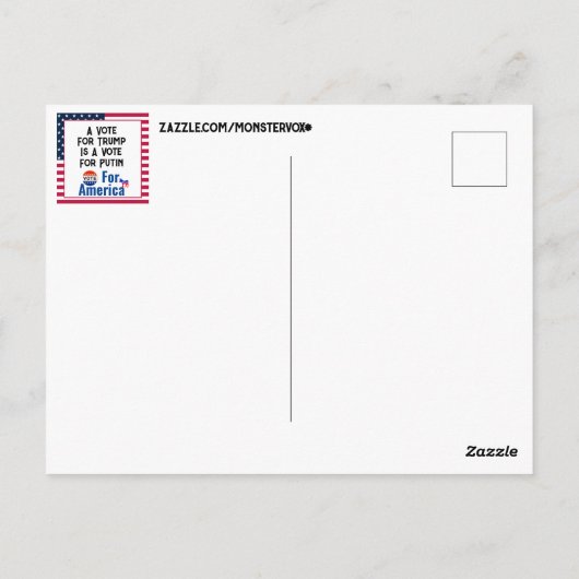 Stem op het Amerikaanse Briefkaart (Achterkant)