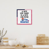 Stem op het Amerikaanse Poster (Keuken)