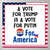 Stem op het Amerikaanse Poster (Voorkant)