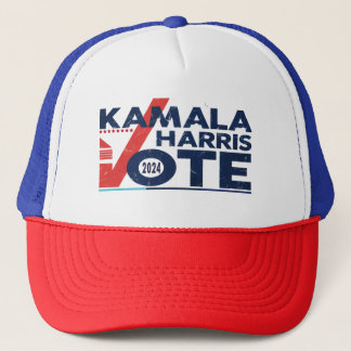 Stem op het Kamala Harris T-shirt Trucker Pet