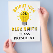 Stem op het President: Studentenraadsverkiezingen Flyer (Hand)