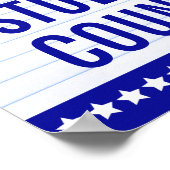 Stem op het President: Studentenraadsverkiezingen Poster (Hoek)