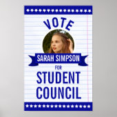 Stem op het President: Studentenraadsverkiezingen Poster (Voorkant)