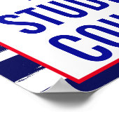 Stem op het President: Studentenraadsverkiezingen Poster (Hoek)