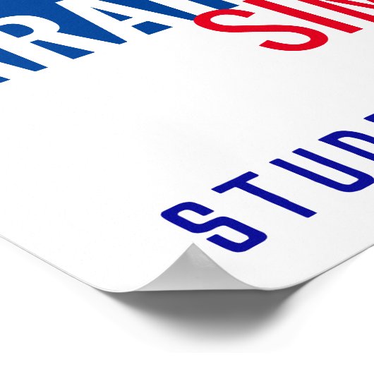 Stem op het President: Studentenraadsverkiezingen Poster (Hoek)