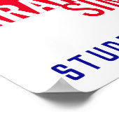 Stem op het President: Studentenraadsverkiezingen Poster (Hoek)