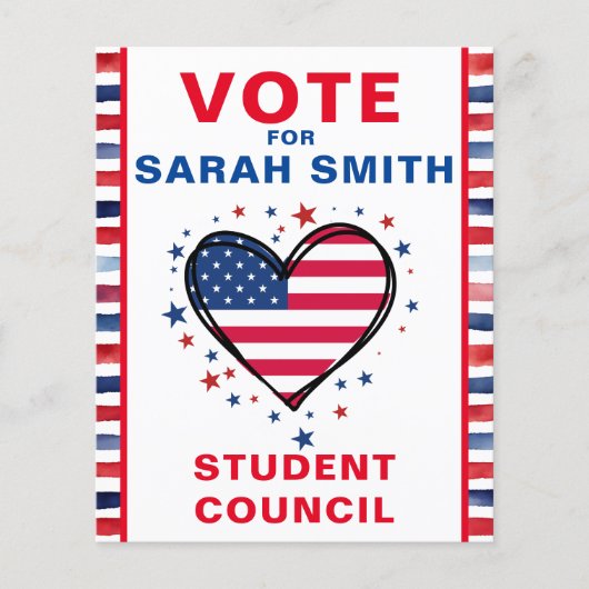 Stem op het President van de klas: HART Flyer (Voorkant)